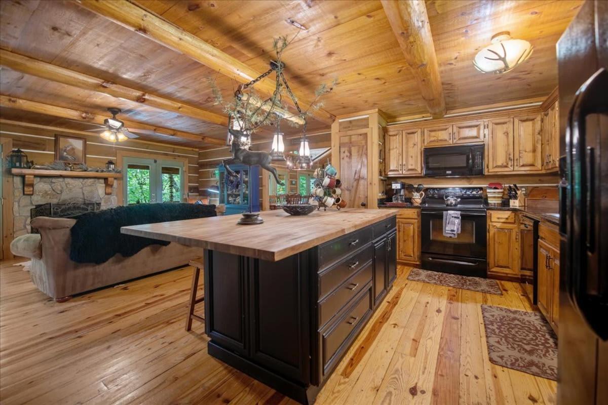 Willa Waterfront Mountain Cabin With Hot Tub Blue Ridge Zewnętrze zdjęcie