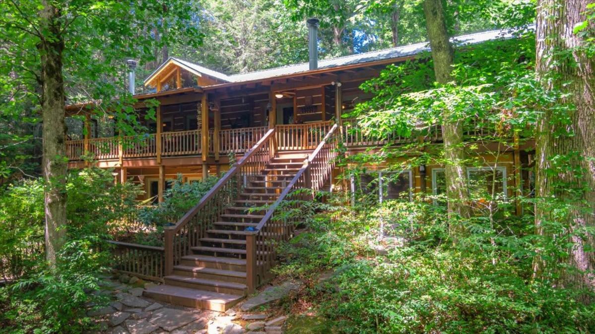 Willa Waterfront Mountain Cabin With Hot Tub Blue Ridge Zewnętrze zdjęcie