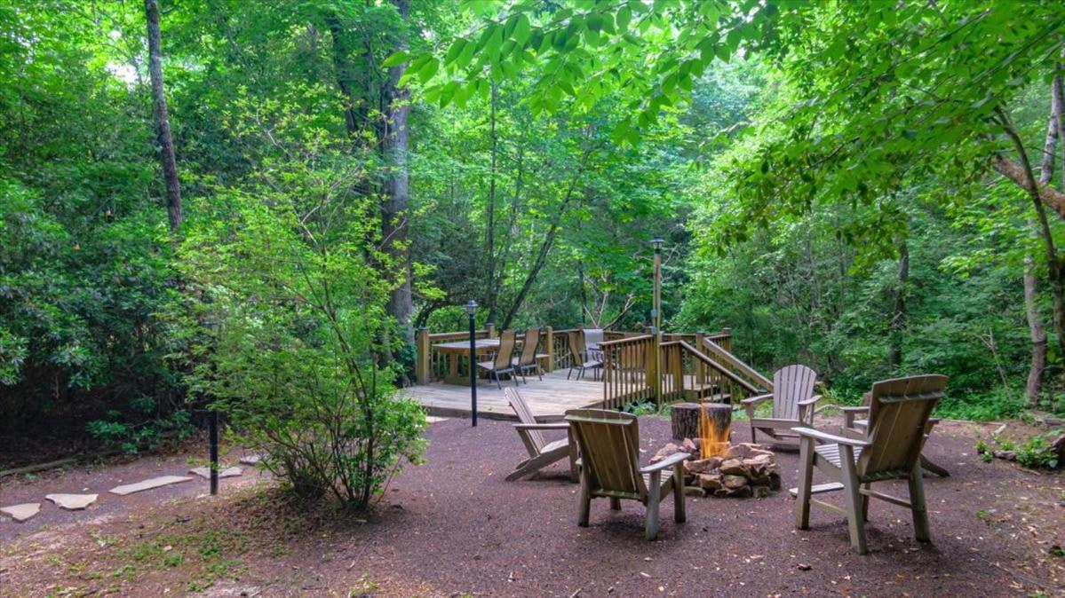 Willa Waterfront Mountain Cabin With Hot Tub Blue Ridge Zewnętrze zdjęcie