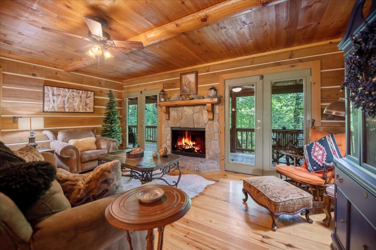 Willa Waterfront Mountain Cabin With Hot Tub Blue Ridge Zewnętrze zdjęcie