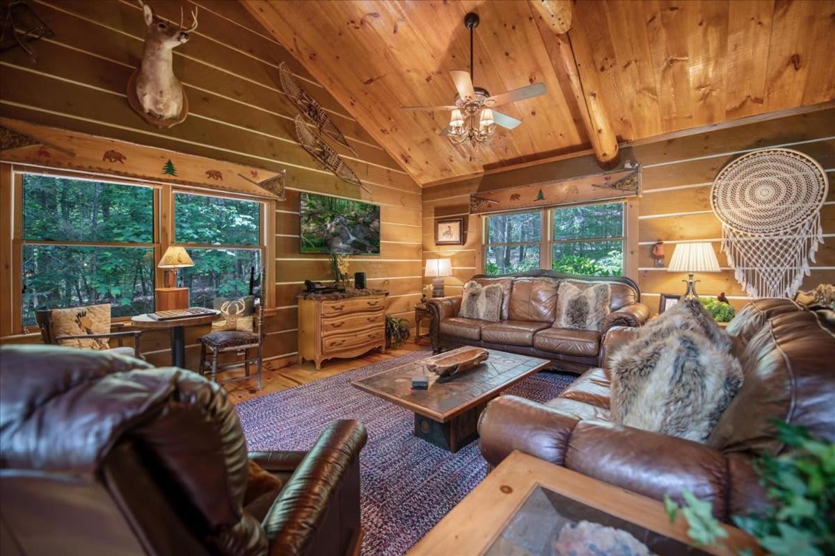 Willa Waterfront Mountain Cabin With Hot Tub Blue Ridge Zewnętrze zdjęcie