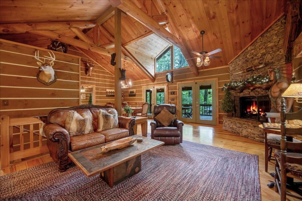 Willa Waterfront Mountain Cabin With Hot Tub Blue Ridge Zewnętrze zdjęcie