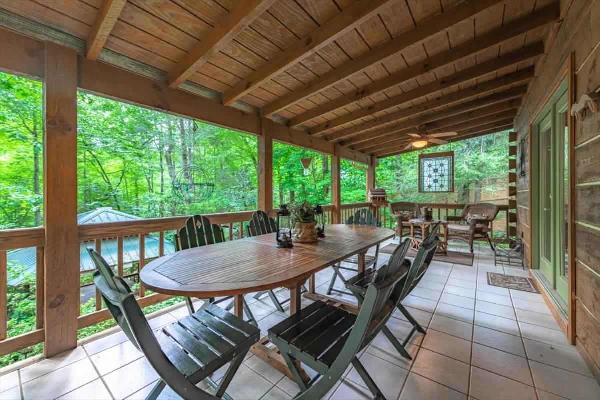 Willa Waterfront Mountain Cabin With Hot Tub Blue Ridge Zewnętrze zdjęcie